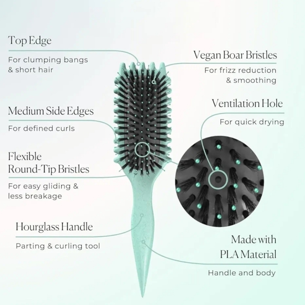 Curly Hair Styling Brush - Picture 3 of 4